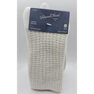 UNIVERSAL THREAD CREW SOCKS 3 PACK Unisex!  NWT
